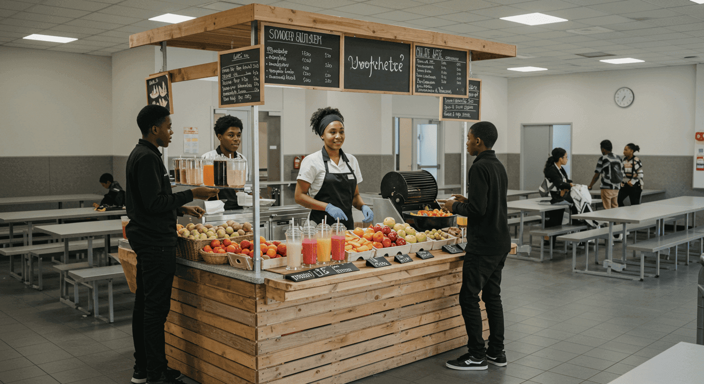 Nous avons déjà assuré avec succès le service dans des cantines scolaires.